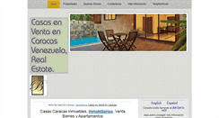 Desktop Screenshot of caracasinmuebles.com