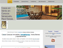 Tablet Screenshot of caracasinmuebles.com